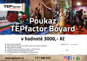 Voucher TEPfactor Boyard v hodnotě 3000 Kč, platnost do 31.8.2024