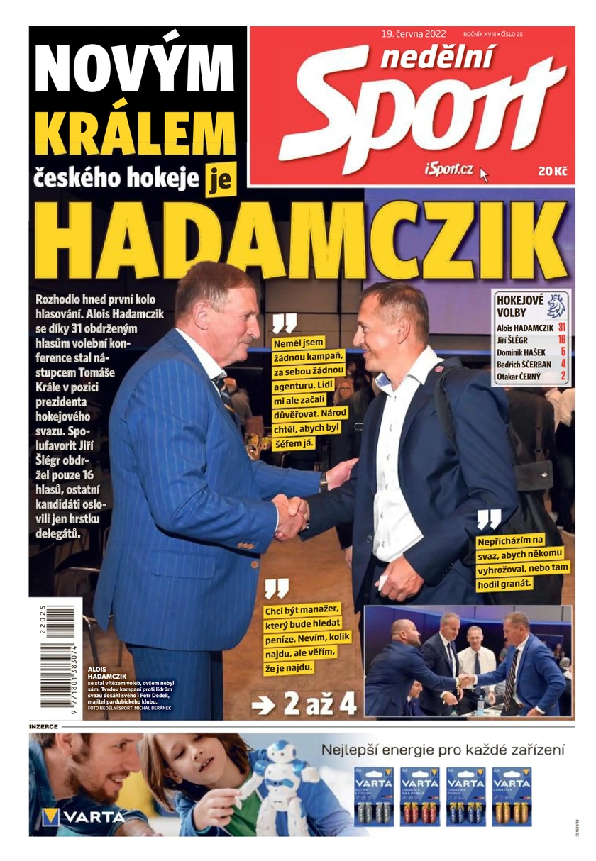 E-magazín nedělní Sport - 25/2022 - CZECH NEWS CENTER a. s.