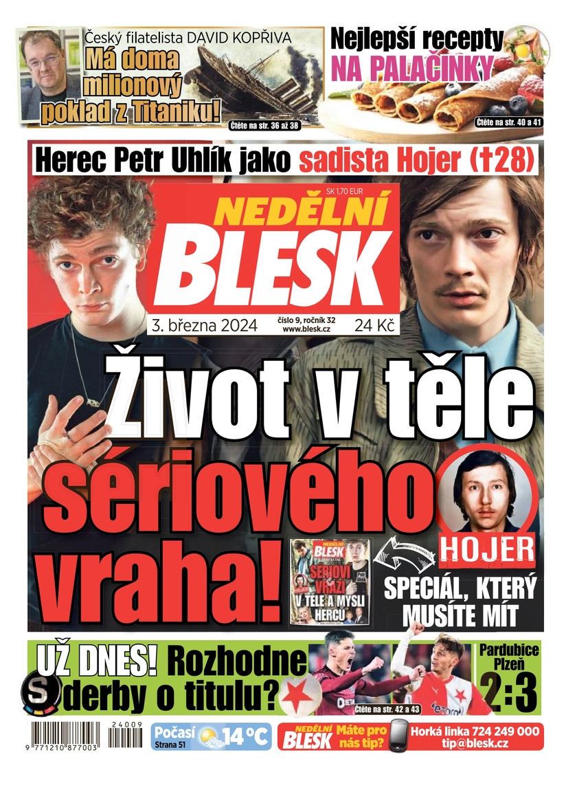 E-magazín NEDĚLNÍ BLESK - 9/2024 - CZECH NEWS CENTER a. s.