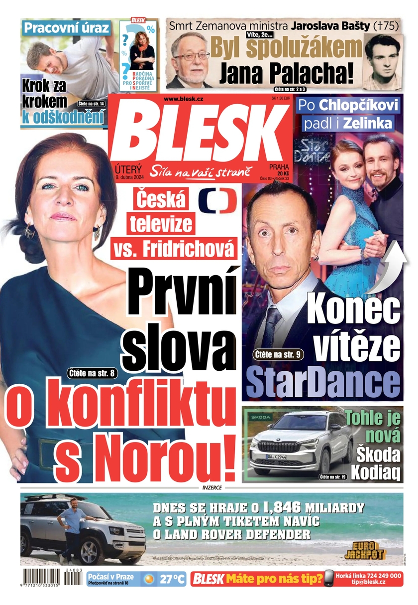 E-magazín BLESK - 9.4.2024 - CZECH NEWS CENTER a. s.