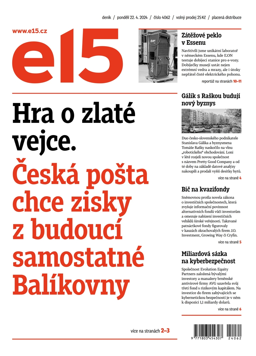 E-magazín e15 - 22.4.2024 - CZECH NEWS CENTER a. s.
