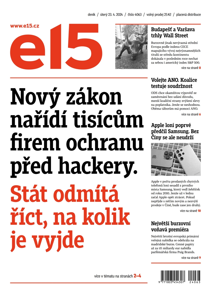 E-magazín e15 - 23.4.2024 - CZECH NEWS CENTER a. s.