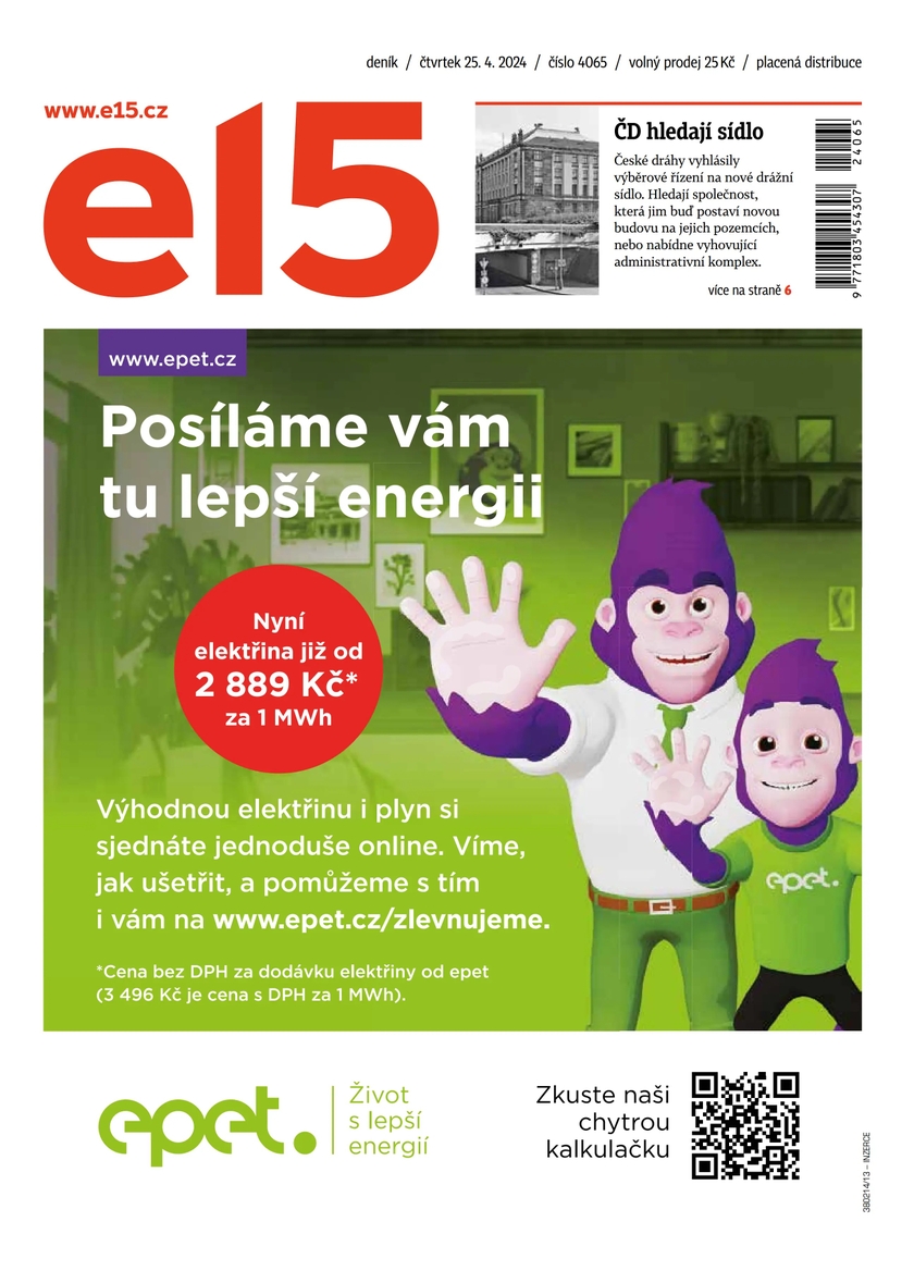E-magazín e15 - 25.4.2024 - CZECH NEWS CENTER a. s.