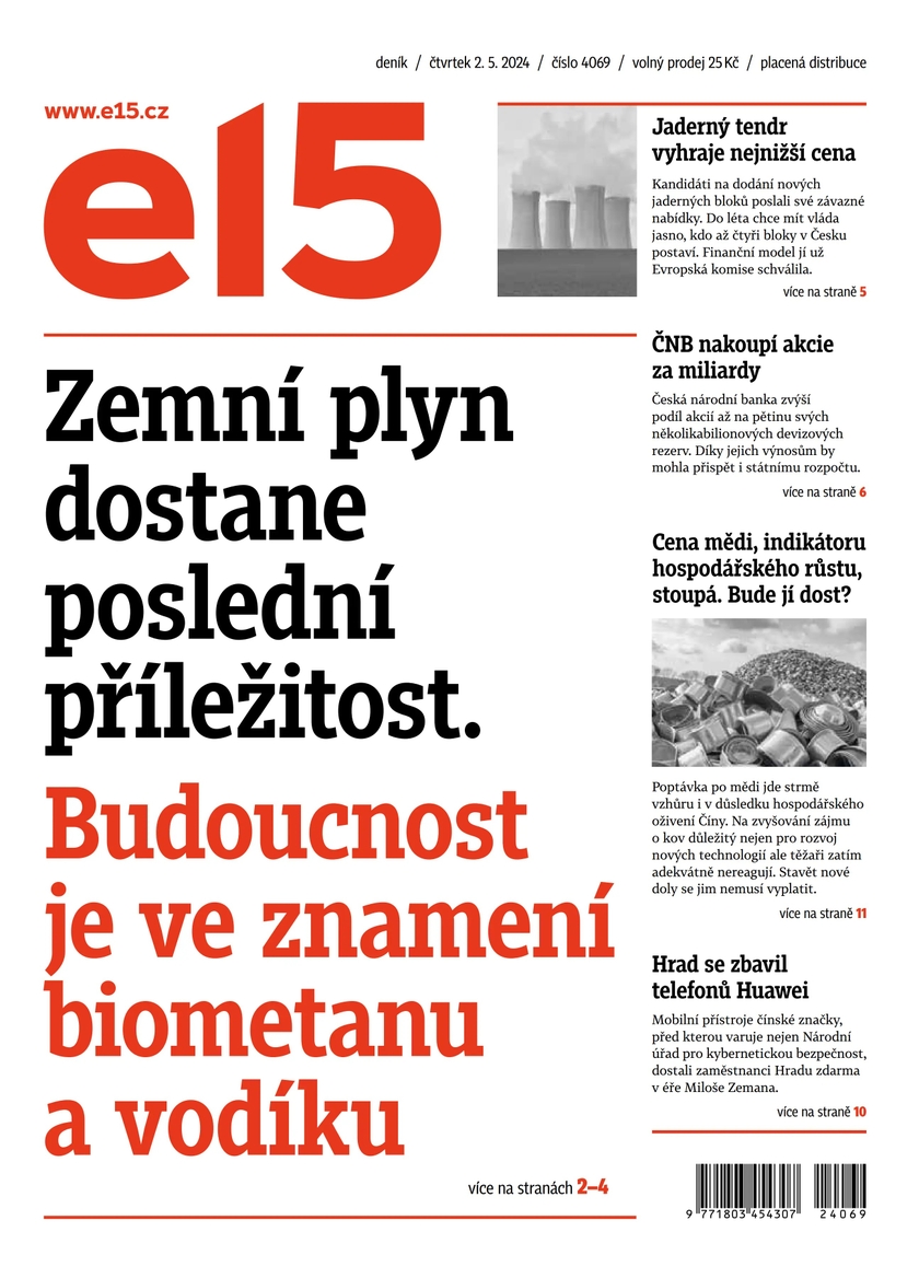 E-magazín e15 - 2.5.2024 - CZECH NEWS CENTER a. s.