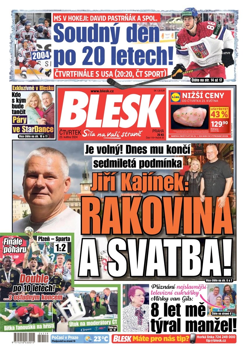 E-magazín BLESK - 23.5.2024 - CZECH NEWS CENTER a. s.