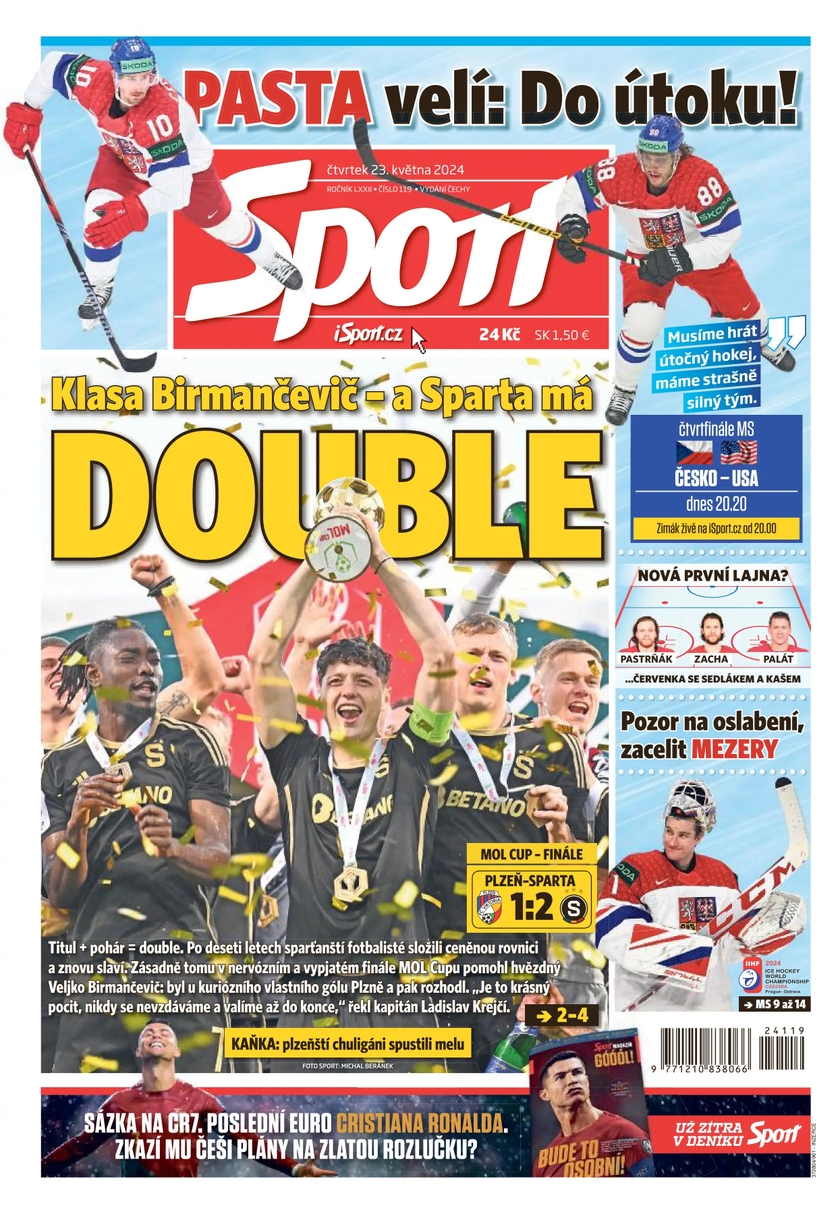 E-magazín Sport - 23.5.2024 - CZECH NEWS CENTER a. s.