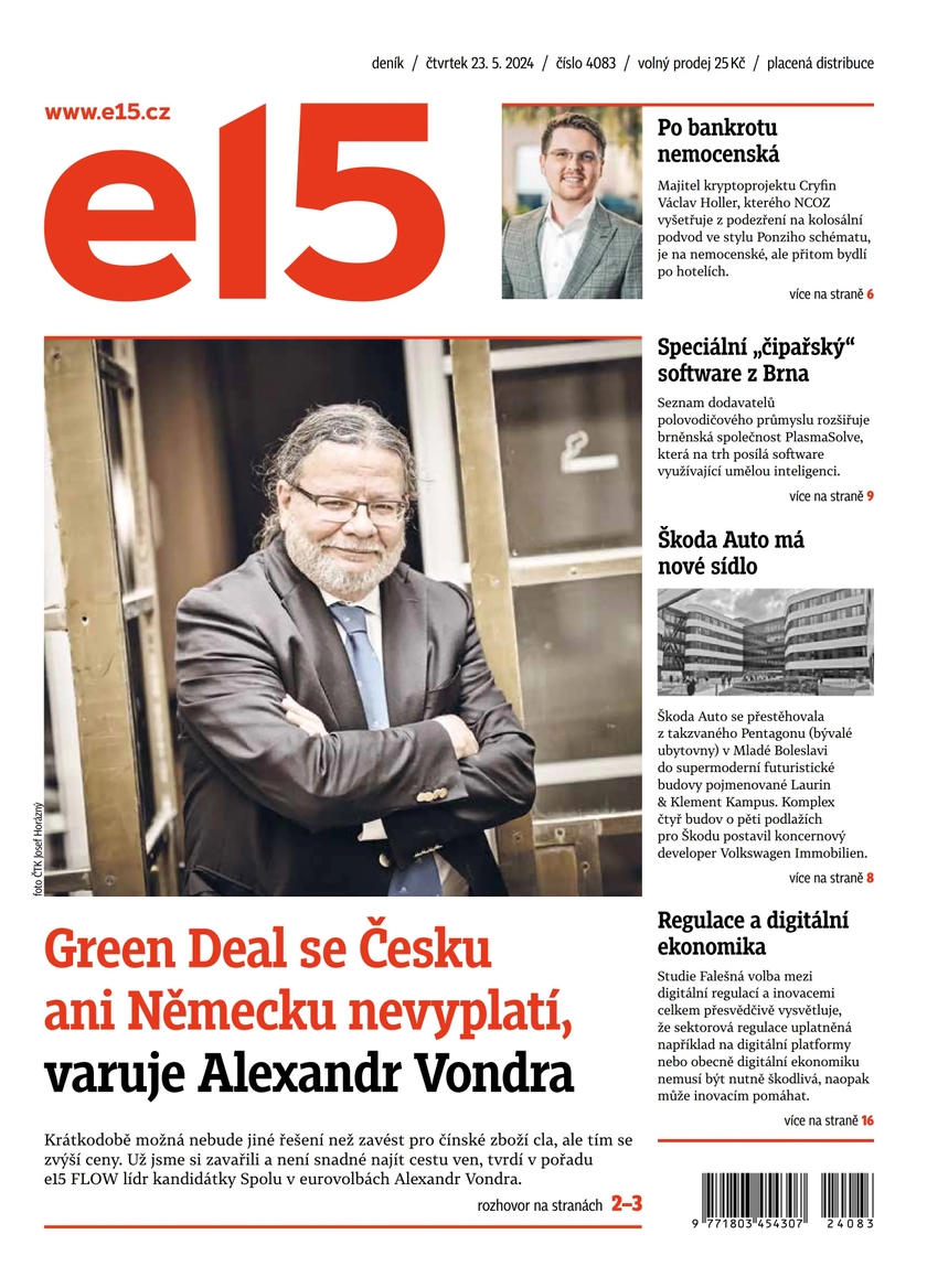 E-magazín e15 - 23.5.2024 - CZECH NEWS CENTER a. s.