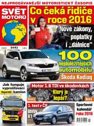 Časopis SVĚT MOTORŮ - 01/16 - CZECH NEWS CENTER a. s.