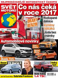 Časopis SVĚT MOTORŮ - 01/17 - CZECH NEWS CENTER a. s.