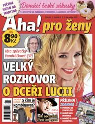 Časopis Aha! pro ženy - 45/17 - CZECH NEWS CENTER a. s.