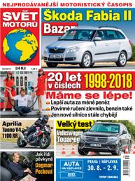 Časopis SVĚT MOTORŮ - 34/18 - CZECH NEWS CENTER a. s.