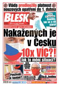 Deník BLESK - 24.3.2020 - CZECH NEWS CENTER a. s.