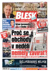 Deník BLESK - 29.10.2020 - CZECH NEWS CENTER a. s.