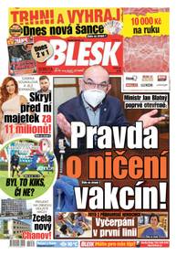 Deník BLESK - 13.3.2021 - CZECH NEWS CENTER a. s.