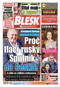 Deník BLESK - 12.4.2021 - CZECH NEWS CENTER a. s.