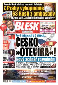 Deník BLESK - 23.4.2021 - CZECH NEWS CENTER a. s.