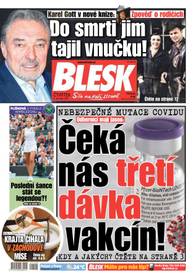 Deník BLESK - 8.7.2021 - CZECH NEWS CENTER a. s.