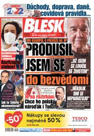 Deník BLESK - 4.1.2022 - CZECH NEWS CENTER a. s.