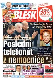 Deník BLESK - 16.4.2022 - CZECH NEWS CENTER a. s.