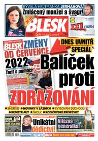 Deník BLESK - 27.6.2022 - CZECH NEWS CENTER a. s.