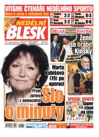 Časopis NEDĚLNÍ BLESK - 31/2022 - CZECH NEWS CENTER a. s.