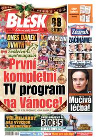 Deník BLESK - 22.11.2024 - CZECH NEWS CENTER a. s.