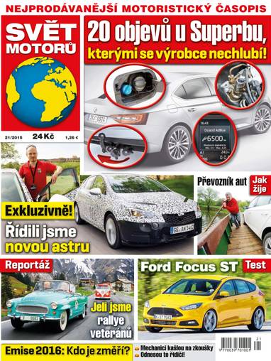 E-magazín SVĚT MOTORŮ - 21/15 - CZECH NEWS CENTER a. s.