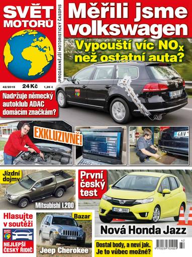 E-magazín SVĚT MOTORŮ - 42/15 - CZECH NEWS CENTER a. s.