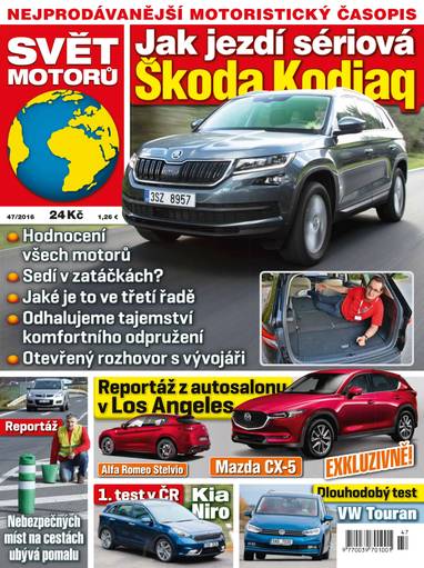 E-magazín SVĚT MOTORŮ - 47/16 - CZECH NEWS CENTER a. s.