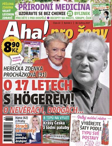 E-magazín Aha! pro ženy - 22/17 - CZECH NEWS CENTER a. s.