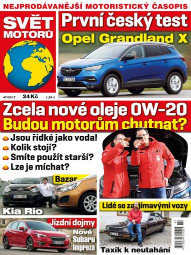 E-magazín SVĚT MOTORŮ - 47/17 - CZECH NEWS CENTER a. s.