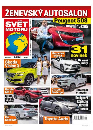 E-magazín SVĚT MOTORŮ - 11/18 - CZECH NEWS CENTER a. s.