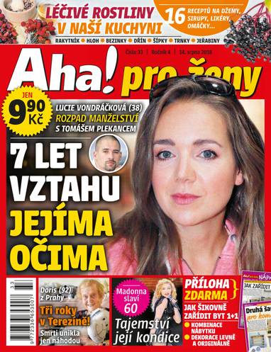 E-magazín Aha! pro ženy - 33/18 - CZECH NEWS CENTER a. s.