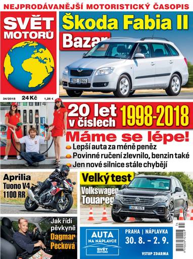 E-magazín SVĚT MOTORŮ - 34/18 - CZECH NEWS CENTER a. s.