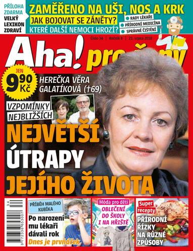 E-magazín Aha! pro ženy - 34/18 - CZECH NEWS CENTER a. s.