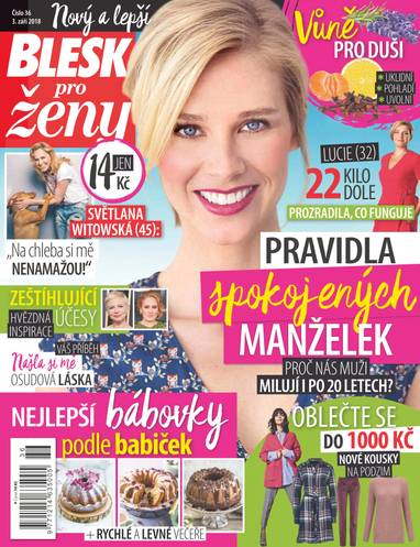 E-magazín BLESK pro ženy - 36/2018 - CZECH NEWS CENTER a. s.