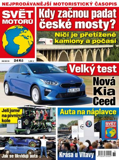 E-magazín SVĚT MOTORŮ - 36/18 - CZECH NEWS CENTER a. s.