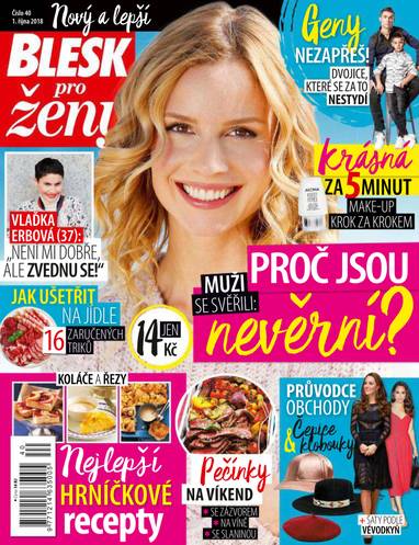 E-magazín BLESK pro ženy - 40/2018 - CZECH NEWS CENTER a. s.