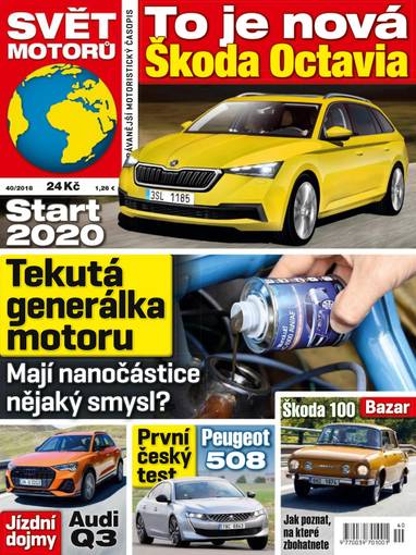 E-magazín SVĚT MOTORŮ - 40/18 - CZECH NEWS CENTER a. s.