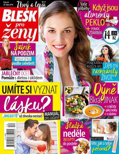 E-magazín BLESK pro ženy - 44/2018 - CZECH NEWS CENTER a. s.