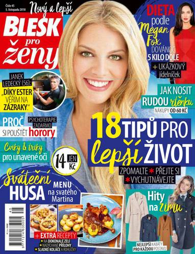 E-magazín BLESK pro ženy - 45/2018 - CZECH NEWS CENTER a. s.