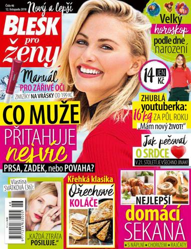 E-magazín BLESK pro ženy - 46/2018 - CZECH NEWS CENTER a. s.