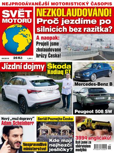 E-magazín SVĚT MOTORŮ - 49/18 - CZECH NEWS CENTER a. s.