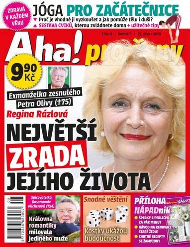 E-magazín Aha! pro ženy - 8/2019 - CZECH NEWS CENTER a. s.