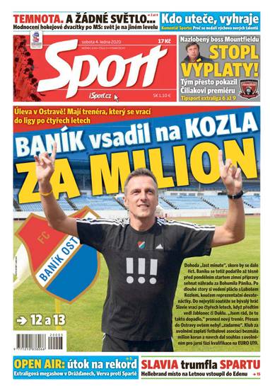 E-magazín Sport - 4.1.2020 - CZECH NEWS CENTER a. s.