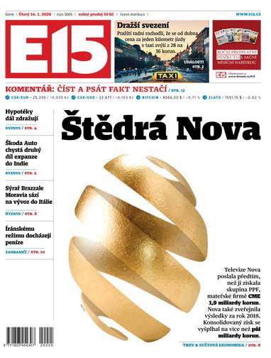 E-magazín e15 - 14.1.2020 - CZECH NEWS CENTER a. s.