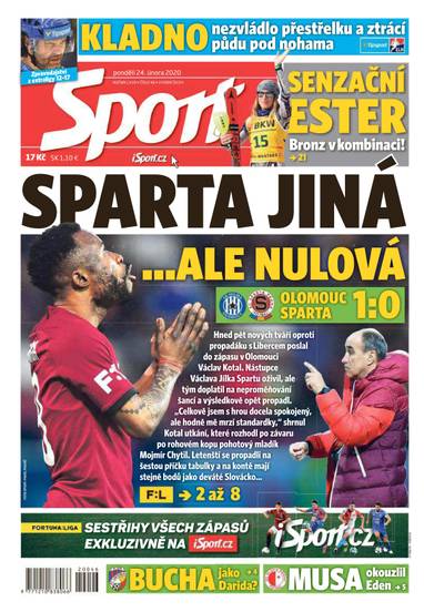 E-magazín Sport - 24.2.2020 - CZECH NEWS CENTER a. s.