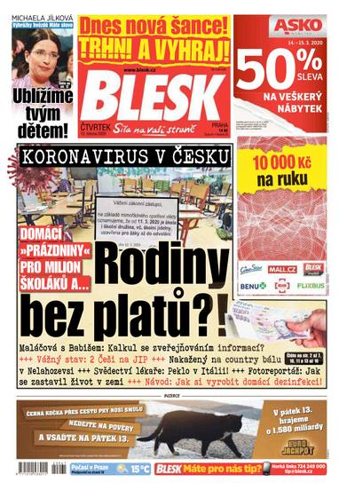 E-magazín BLESK - 12.3.2020 - CZECH NEWS CENTER a. s.