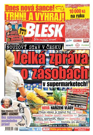 E-magazín BLESK - 14.3.2020 - CZECH NEWS CENTER a. s.