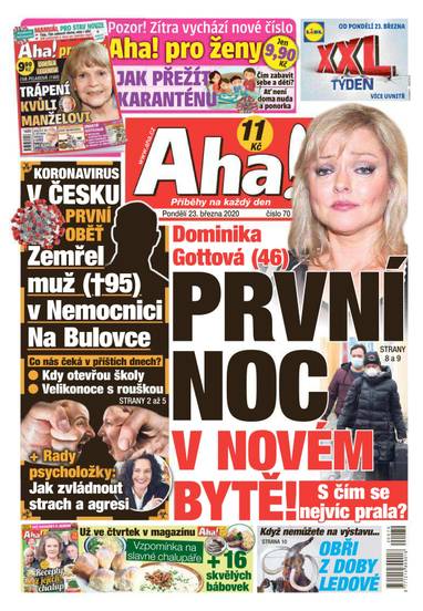 E-magazín Aha! - 23.3.2020 - CZECH NEWS CENTER a. s.